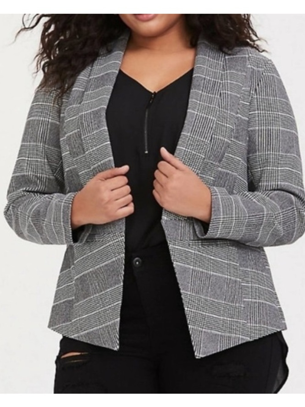 Torrid Plaid Workwear Women’s Blazer Jacket